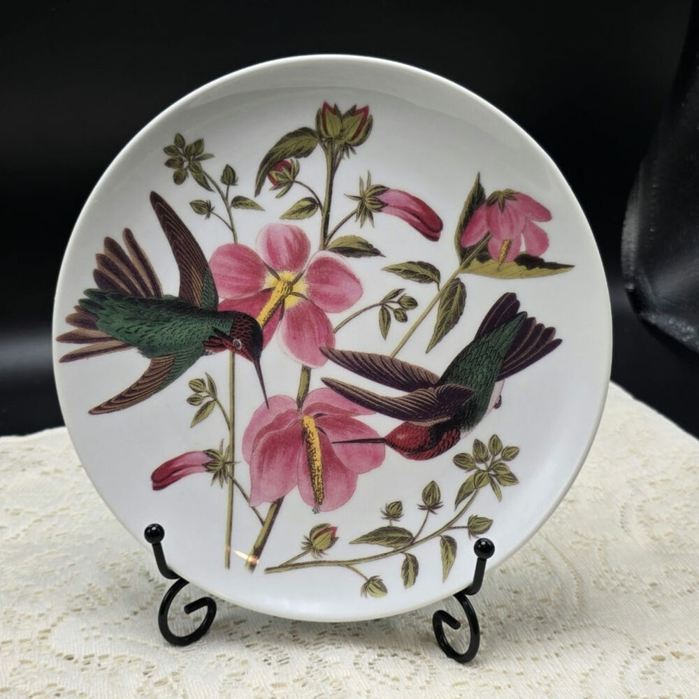 Audubon Godinger Columbian Hummingbird Collector Plater 2010
